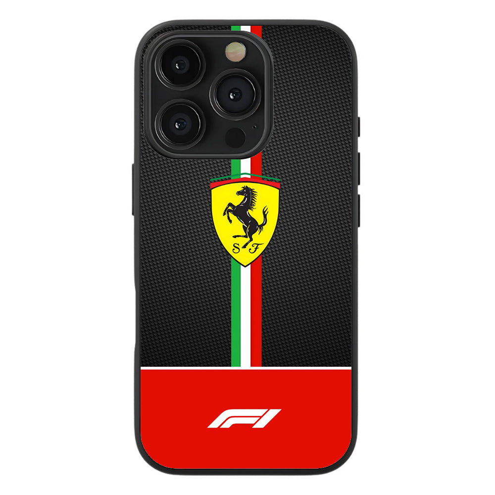 Ferrari F1 Premium Tempered Glass Case
