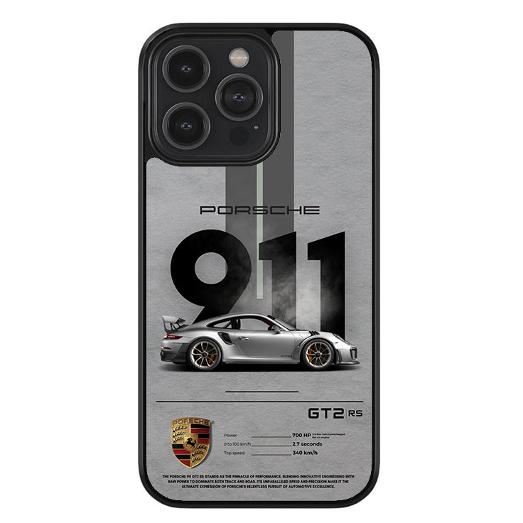 911 Glossy Metal TPU Case