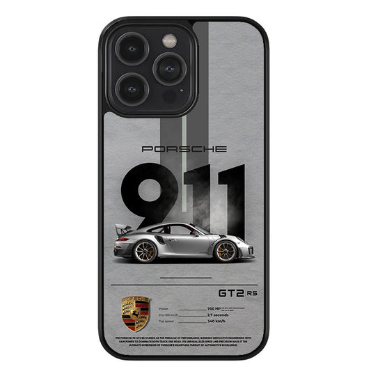 911 Glossy Metal TPU Case