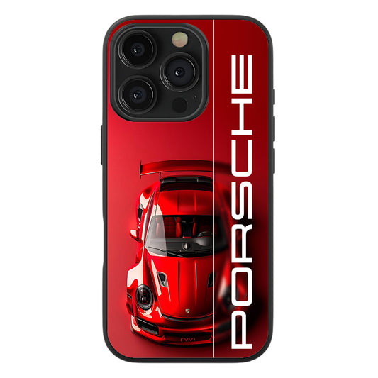 The Rosso Corsa Premium Tempered Glass Case