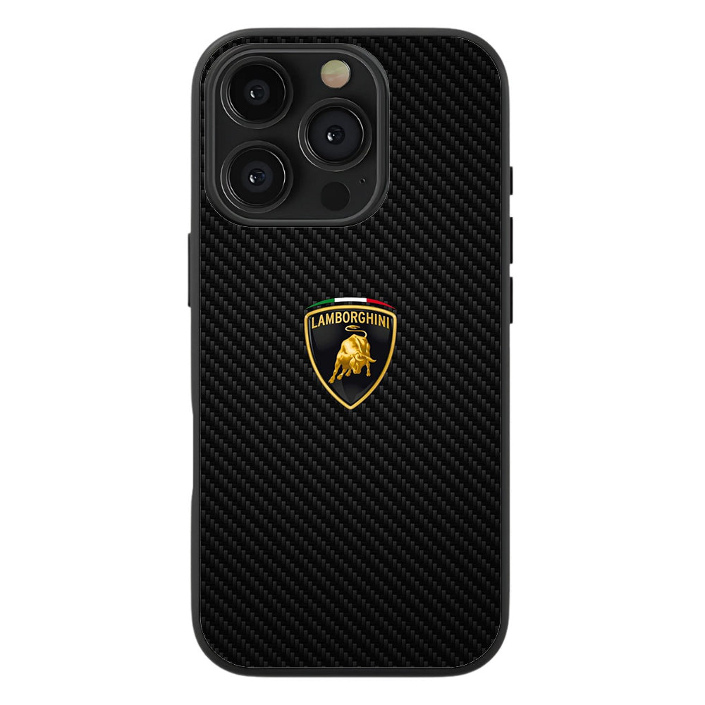 Carbon Raging Bull Premium Tempered Glass Case