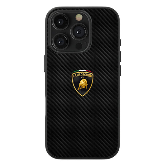 Carbon Raging Bull Premium Tempered Glass Case