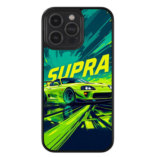 Supra Lime Drift Glossy Metal TPU Case