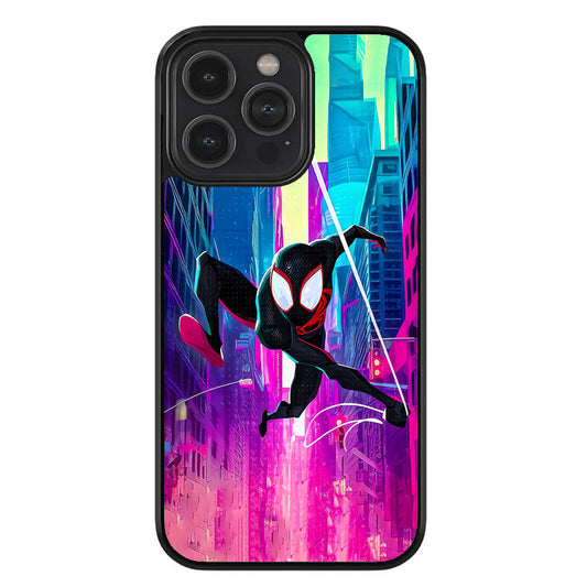 Neon Web Swing Glossy Metal TPU Case
