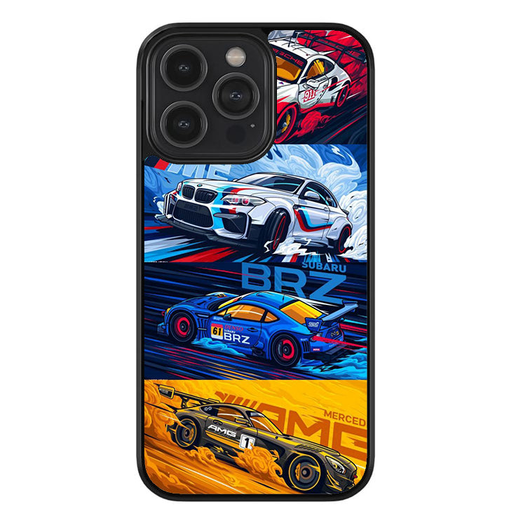 JDM & Euro Cars Glossy Metal TPU Case