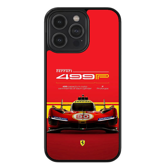The 499P Redline Glossy Metal TPU Case