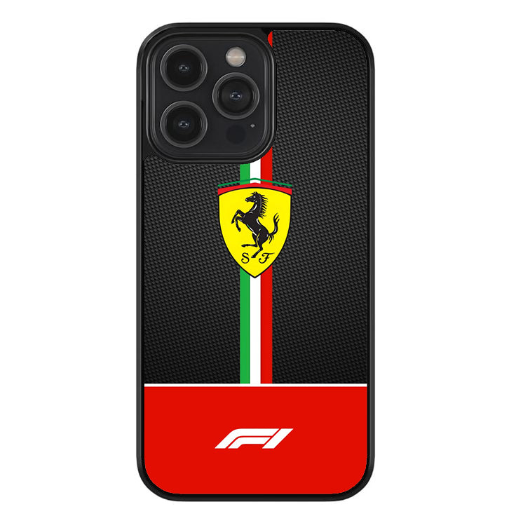 Ferrari F1 Glossy Metal TPU Case