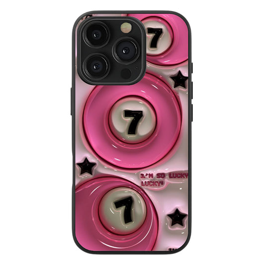 Pink Triple 7 Jackpot Premium Tempered Glass Case