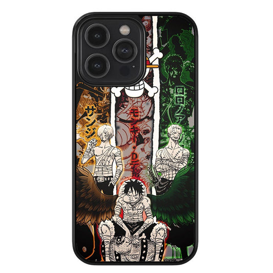 The Three Wings of the Pirate King Glossy Metal TPU Case