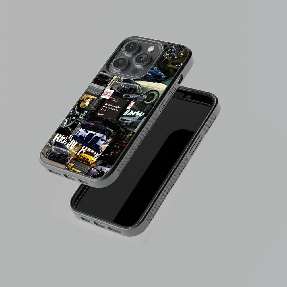 Ultimate M Collage Glossy Metal TPU Case