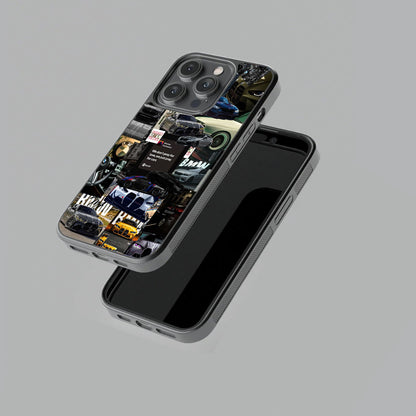 Ultimate M Collage Glossy Metal TPU Case