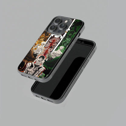 The Three Wings of the Pirate King Glossy Metal TPU Case