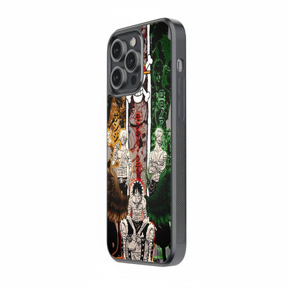 The Three Wings of the Pirate King Glossy Metal TPU Case