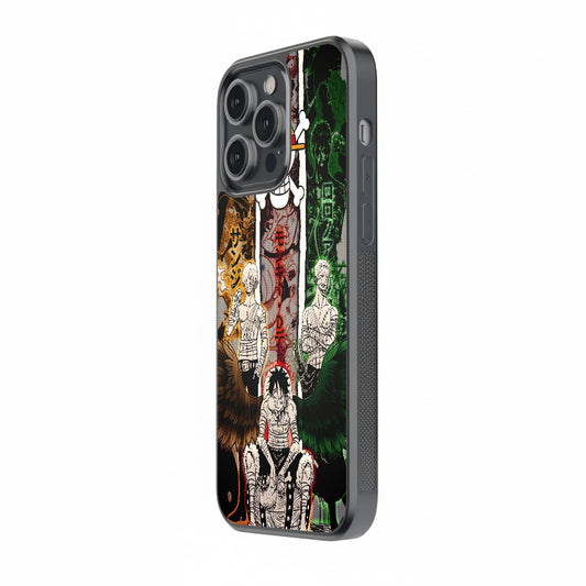 The Three Wings of the Pirate King Glossy Metal TPU Case