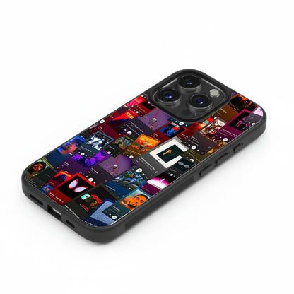 After Hours in the Spider-Verse Glossy Metal TPU Case