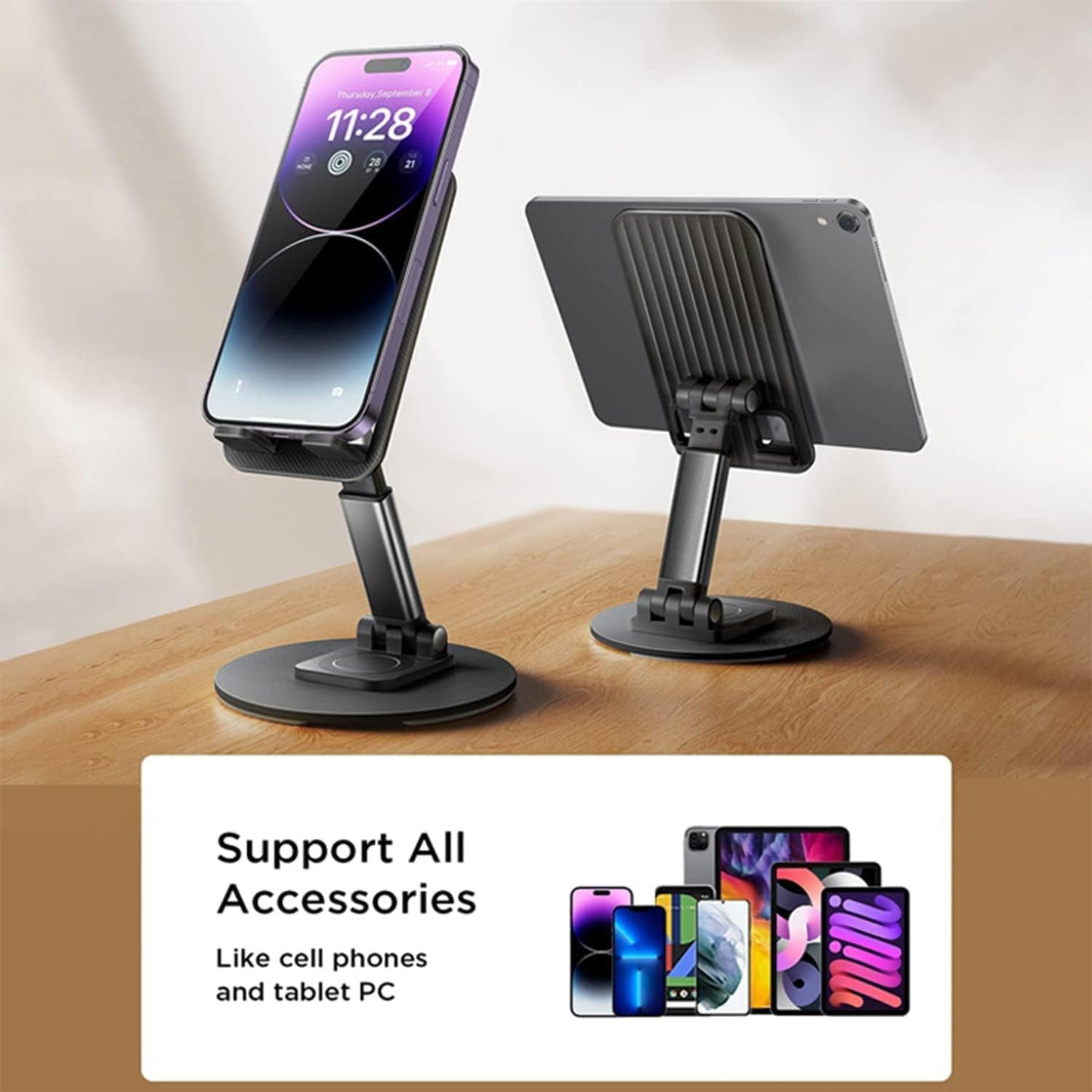 Famuzz india Rotatable and Foldable Phone Holder
