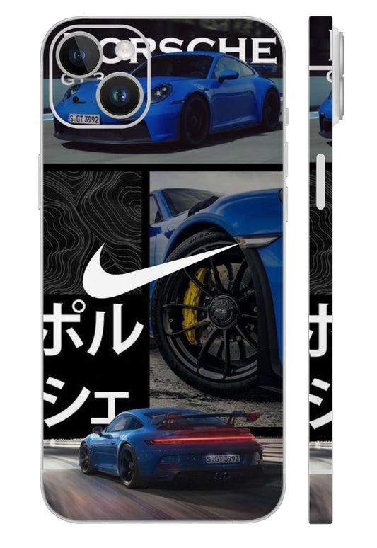 Porsche Blue GT3 RS Mobile Skin