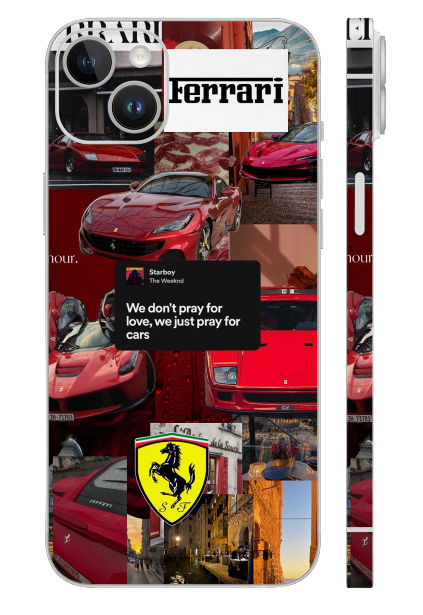 We Don't Pray For Love, We Just Pray For Cars Mobile Skin