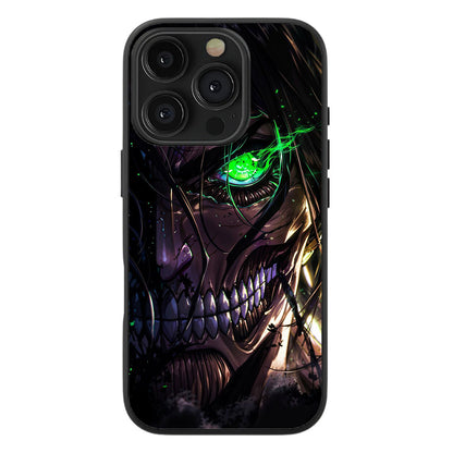 Eren Yeager Founding Titan Premium Tempered Glass Case