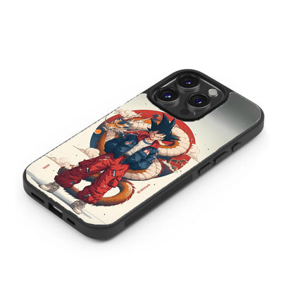 Goku & Shenron Streetwear Premium Tempered Glass Case