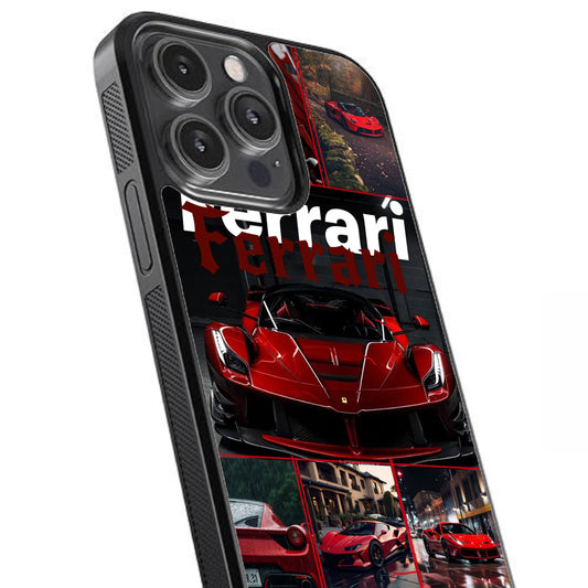 Ultimate Ferrari Dreams Glossy Metal TPU Case