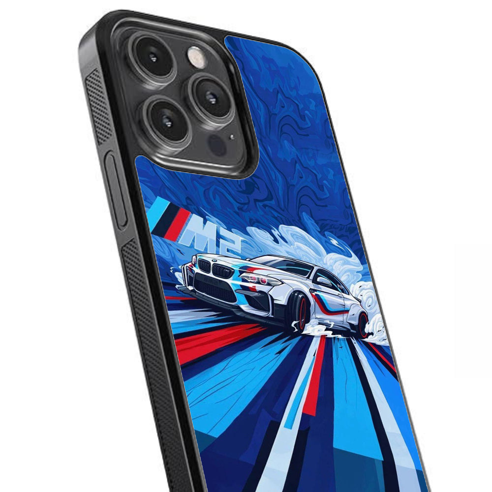 BMW M Series Drift Glossy Metal TPU Case