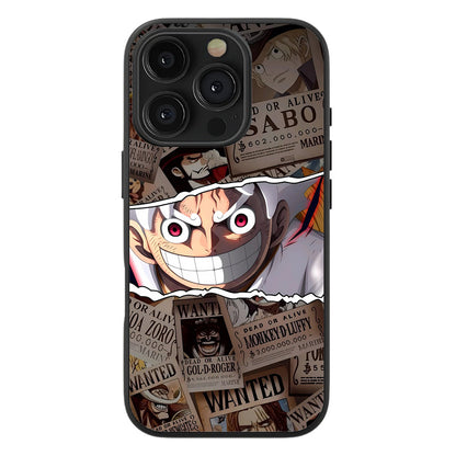 Luffy Wanted Premium Tempered Glass Case