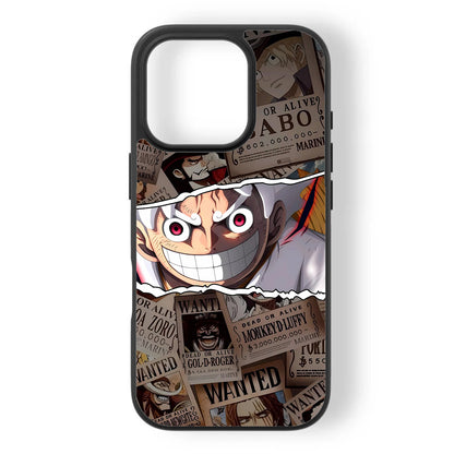 Luffy Wanted Premium Tempered Glass Case