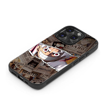 Luffy Wanted Premium Tempered Glass Case